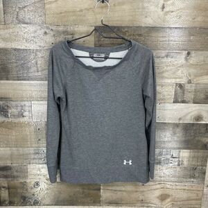 Under Armour Women's Semi Fitted All Seasons Gear Long Sleeve Shirt Size XS Gray